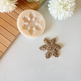 Snowflake Silicone Mold – 5cm Winter Theme | Handmade Craft Mold